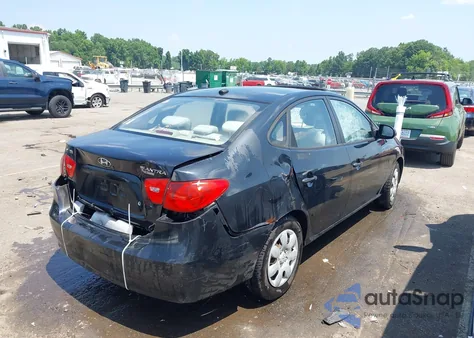2008 Hyundai Elantra Gls/Se from USA, damaged, VIN KMHDU46D18U495736